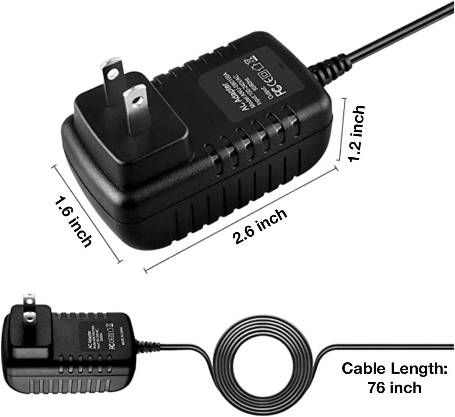 12.6V AC/DC Adapter Compatible with RENPHO R4 Portable Muscle Massage Gun Deep Tissue Massager RF-GM169 RFGM169 CH0161-126133UB Shenzhen ABP Tech 18W 12.6 V 1.33A Power Supply Battery Charger