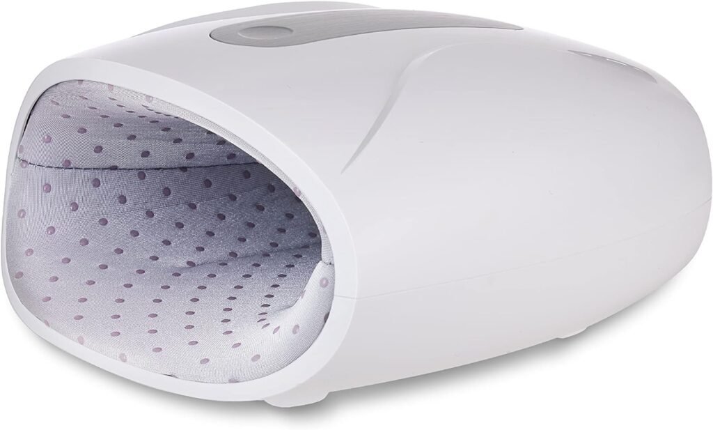First Health Cordless Electric Hand Massager with Compression and Heat Therapy, 3 Level Pressure Point Therapy Massager for Arthritis, Pain Relief, Carpal Tunnel, Finger Numbness, Shiatsu Massage