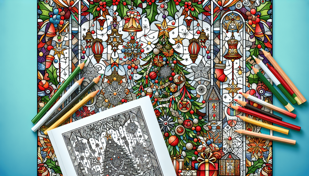 Christmas Stained Glass Coloring Book: Coloring Pages Of Christmas Stained Glass Coloring Book, Coloring Books For Adults For Relaxation, Stress Relief, Mindfulness     Paperback – November 1, 2023