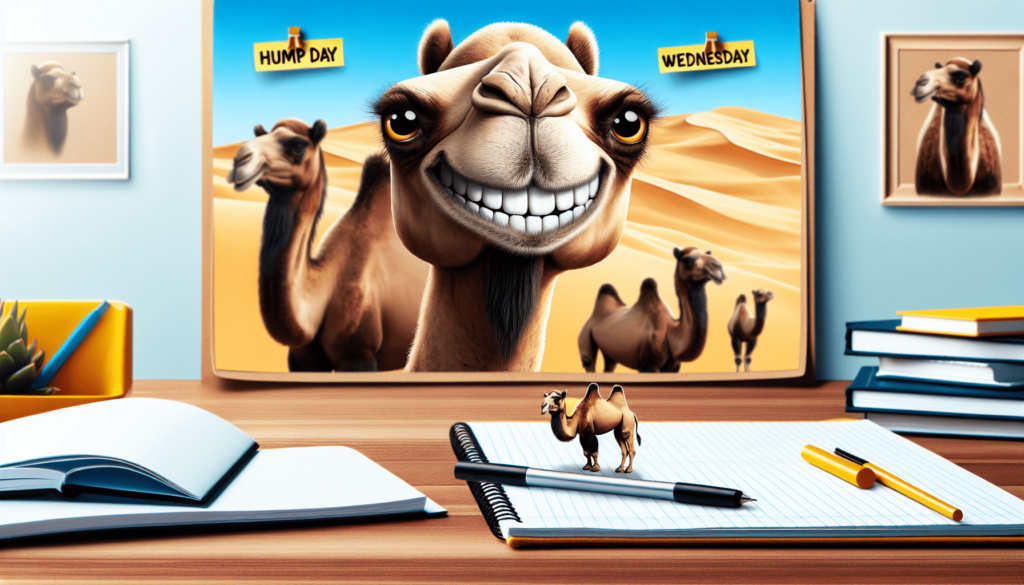 Hump Day Guess What Day It Is - Funny Camel! Office Notebook: Funny Notebook Gift - Lined Journal 6x9 inches - Funny Gifts For Co-workers, Friends and Family