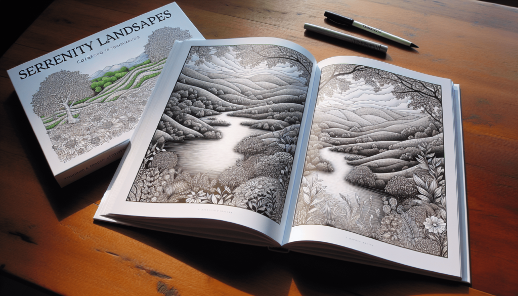 Serenity Landscapes Coloring Book: Adult Relaxation Landscape Coloring Book for Adults, a Variety of Stunning Landscapes For Anxiety Relief and Relaxation