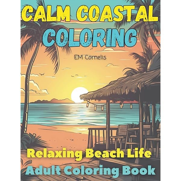 Coastal Bliss Adult Coloring Book Review