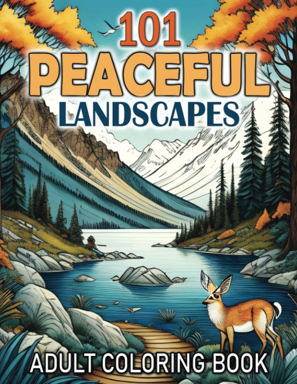 101 Peaceful Landscapes Coloring Book Review