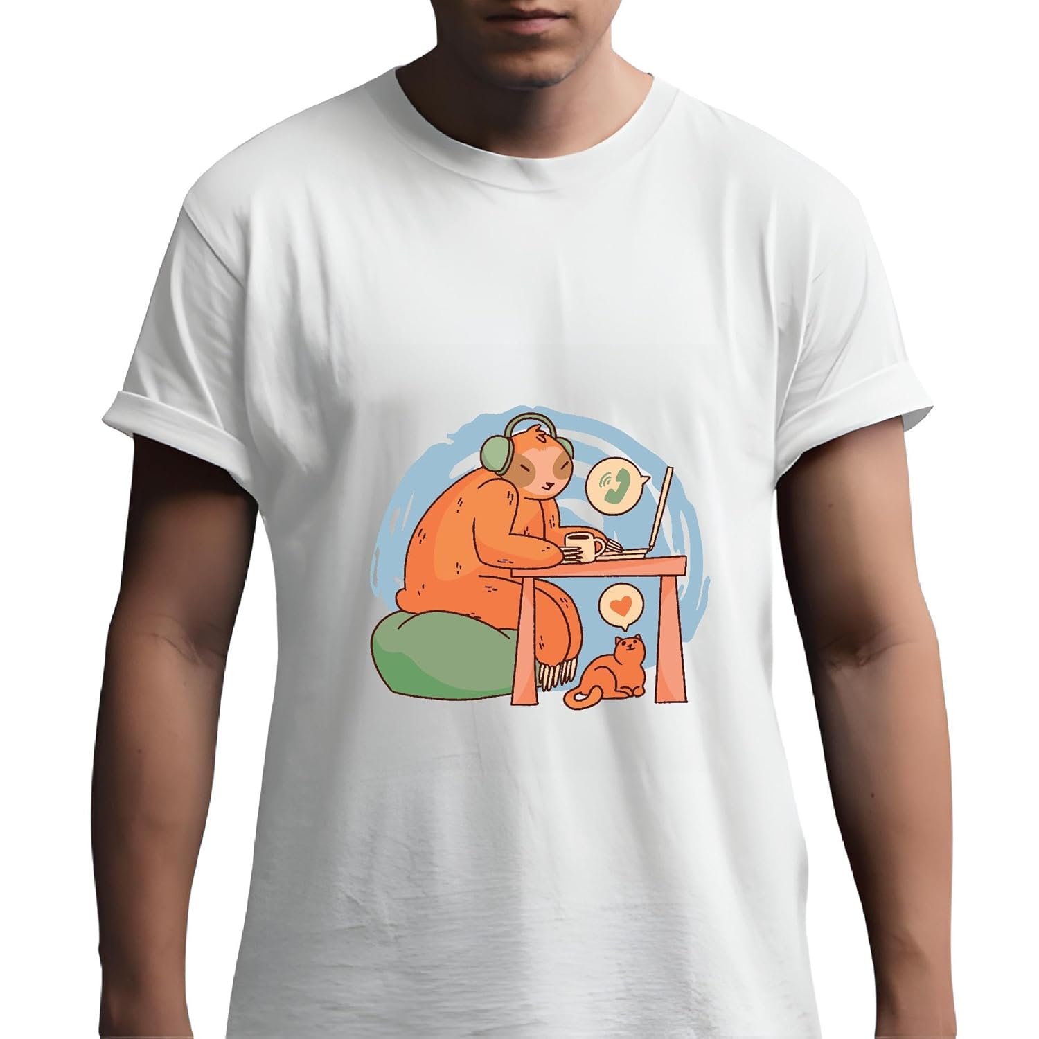 Sloth Working From Home T-shirt Review